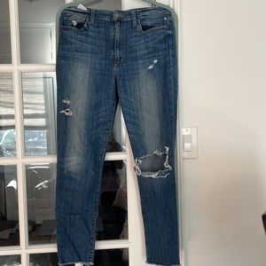 Joes Jeans // high rise distressed // skinny